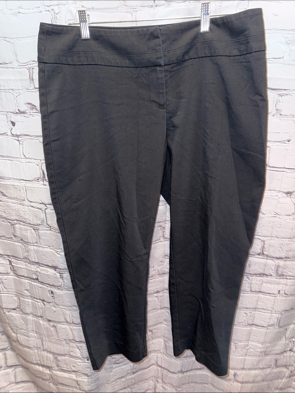 Apt. 9 Black Straight-Leg Trousers